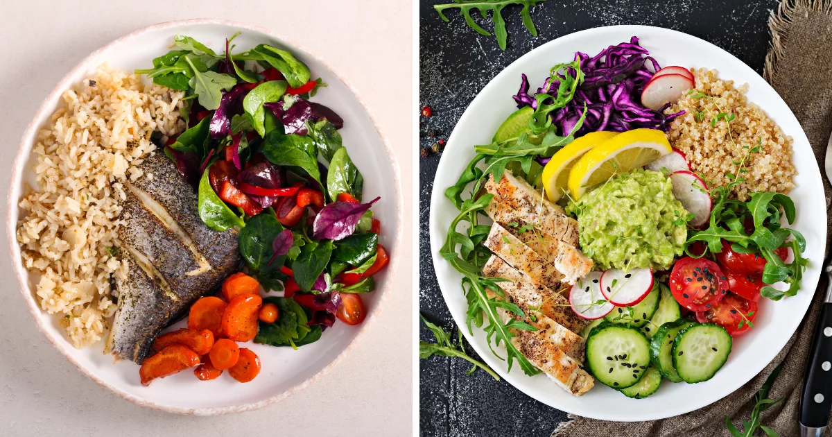 Vyvážený zdravý talíř